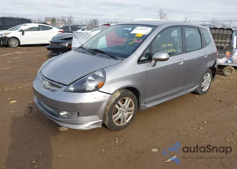 2008 Honda Fit Sport из США, поврежденный, VIN JHMGD38638S063654